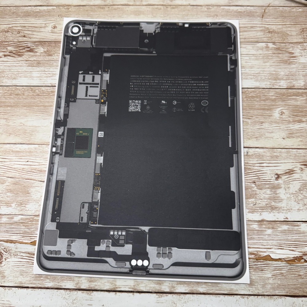 Dbrand iPad Air Teardown Skin Internal Hardware Graphic Sticker Decal Black Grey